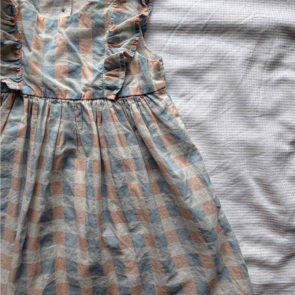 H&M Kids Dress in Pastel Checkered Pattern